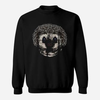 Cute Hedgehog Face Sweatshirt | Crazezy AU