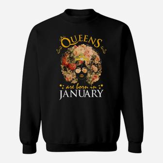Cute January Birthday Gift For Women Girls Teens Birthday Sweatshirt | Crazezy DE