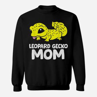 Cute Leopard Gecko Mom Reptile Gecko Animal Leopard Gecko Sweatshirt | Crazezy UK