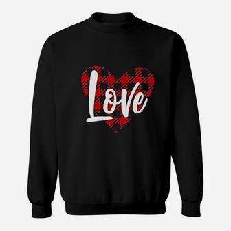Cute Letters Printing Casual Valentine Day Sweatshirt | Crazezy AU
