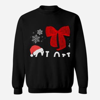 Cute Nana Claus Santa Grandma Christmas Pajama Family Gift Sweatshirt | Crazezy