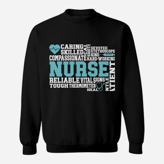 Cute Nurse Rn Lvn Nursing School Medical Sweatshirt | Crazezy
