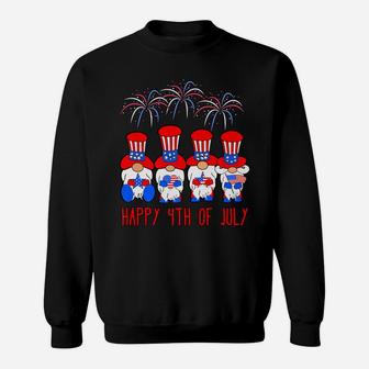 Cute Patriotic Gnomes American Happy 4Th Of July Sweatshirt | Crazezy DE