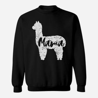 Cute Proud Mama Llama Alpaca Happy Mothers Day Gift Shirt Sweatshirt | Crazezy UK