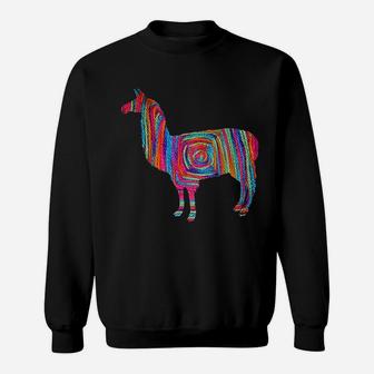 Cute Rainbow Yarn Llama Sweatshirt - Thegiftio UK