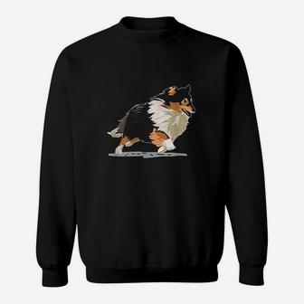 Cute Sheltie Shetland Sheepdog Sweatshirt | Crazezy UK