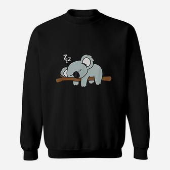 Cute Sleeping Koala Bear Cool Gift For Animal Lovers Sweatshirt - Thegiftio UK