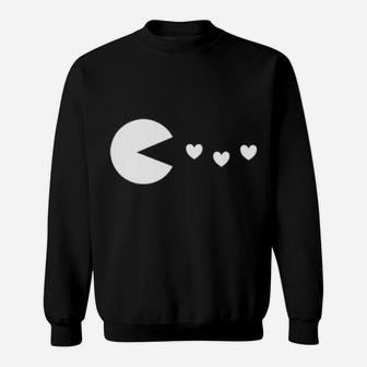 Cute Valentines Day Girls Boys Love Hearts Sweatshirt - Monsterry DE