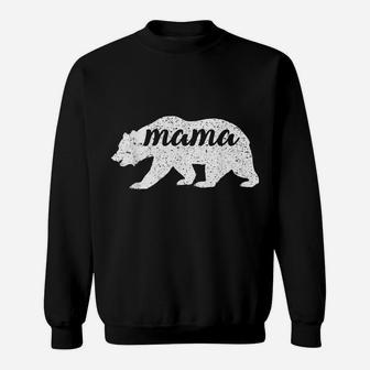 Cute Vintage Mama Bear Mothers Day Gift Sweatshirt | Crazezy