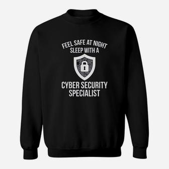 Cybersecurity It Analyst Safe Night Certified Tech Security Sweatshirt | Crazezy