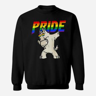 Dabbing Scottish Terrier Lesbian Gay Lgbt Pride Gifts Sweatshirt - Monsterry AU