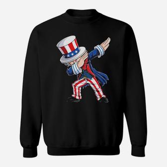 Dabbing Uncle Sam 4Th Of July American Flag Sweatshirt - Monsterry UK
