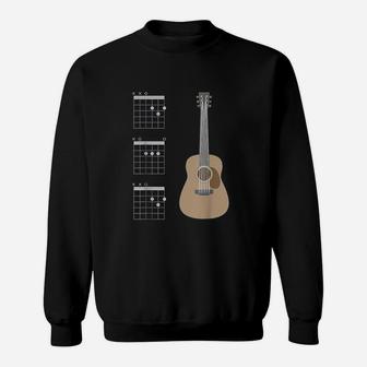 Dad Guitar Chords Sweatshirt | Crazezy DE