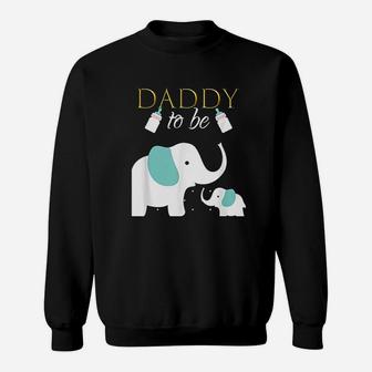 Dad To Be Elephant Baby Shower For Boy Sweatshirt - Thegiftio UK