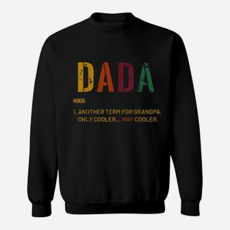 Dada Grandpa Definition Distressed Retro Sweatshirt - Monsterry UK