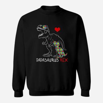 Dadasaurus Daddy Rex Awareness Proud Dad Fathers Day Sweatshirt | Crazezy