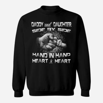 Daddy & Daughter Fist Bump Tshirt Father's Day Gift Tee Sweatshirt | Crazezy DE