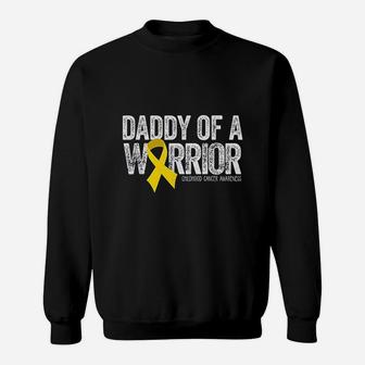 Daddy Of A Warrior Childhood Sweatshirt | Crazezy DE