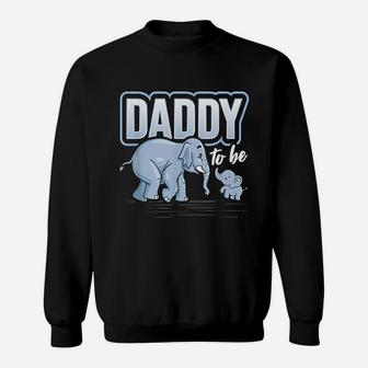 Daddy To Be Elephant Sweatshirt | Crazezy UK