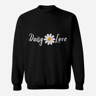 "Daisy Love" Adorable White Daisy Flower Lover Sweatshirt | Crazezy UK