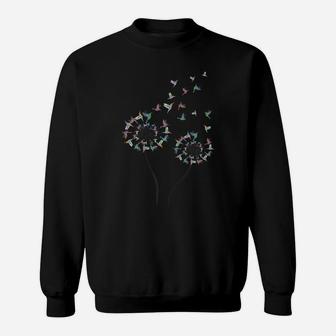 Dandelion Flower Hummingbird Shirt Hummingbird Lover Gifts Sweatshirt | Crazezy UK