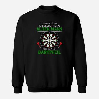 Darts Unterschätze Niemals Einen Sweatshirt - Seseable