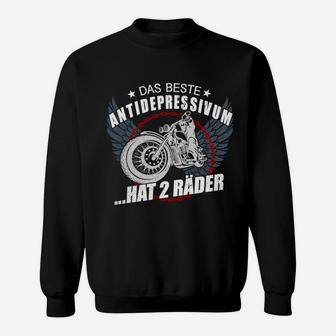 Das Beste Antidepressivum Hat 2 Räder Sweatshirt - Seseable