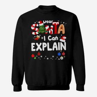 Dear Santa I Can Explain Funny Christmas Gifts Boys Kids Sweatshirt | Crazezy CA