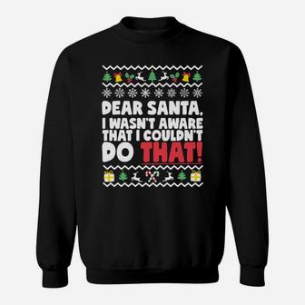 Dear Santa Sweatshirt - Monsterry UK