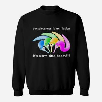 Death Is Inevitable Magic Worm On A String Meme Gifts Sweatshirt | Crazezy