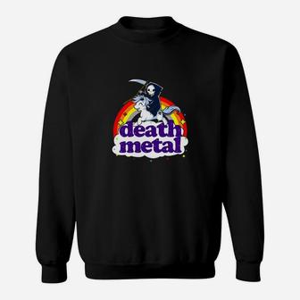 Death Metal Rocker Unicorn Deat5 Sweatshirt - Seseable