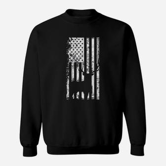 Deer American Flag Sweatshirt - Thegiftio UK