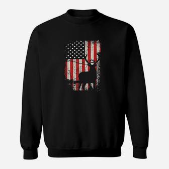 Deer Hunting Flag Sweatshirt | Crazezy