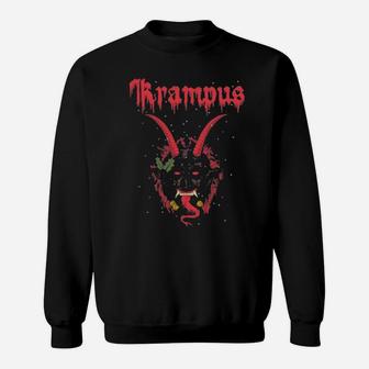 Demon Santa Tramdus Sweatshirt - Monsterry UK