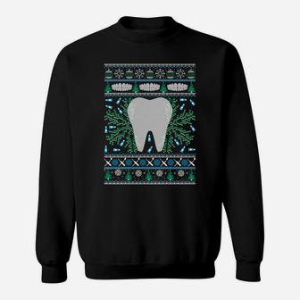 Dental Hygienist Ugly Christmas Sweatshirt Funny Holiday Sweatshirt | Crazezy CA