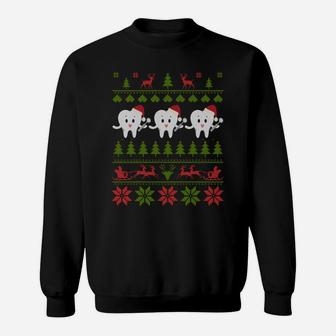 Dentist Ugly Christmas Sweatshirt Xmas Costume Sweatshirt | Crazezy CA