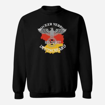Deutschland Adler Sweatshirt mit patriotischem Slogan - Seseable