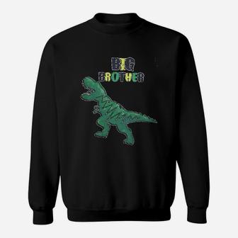 Dinosaur Big Brother Announcement Sibling Outfits Sweatshirt | Crazezy CA