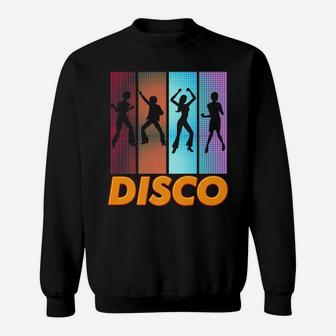 Disco Retro Discotheque Vintage Disco Dancing Disco Sweatshirt | Crazezy UK