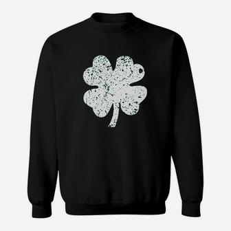 Distressed Four Leaf Clover Luck Irish Youth Sweatshirt - Thegiftio UK