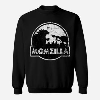Distressed Funny Mother's Day Gift Momzilla Birthday For Mom Sweatshirt | Crazezy