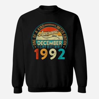 Distressed Vintage Awesome Since December 1992 28 Years Old Sweatshirt - Monsterry CA