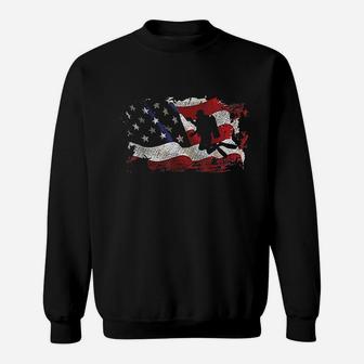 Diving Usa Flag Sweatshirt - Thegiftio UK