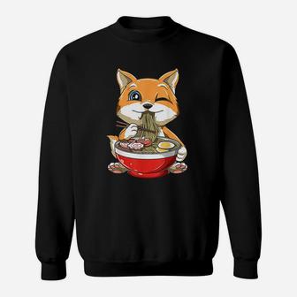 Dog Eating Ramen Noodles Sweatshirt | Crazezy UK