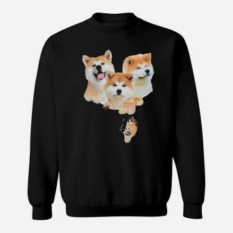 Dog In Your Pocket Shiba Inu Doge Sweatshirt - Monsterry