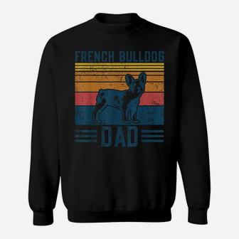 Dog | Frenchie Papa - Vintage French Bulldog Dad Sweatshirt | Crazezy UK