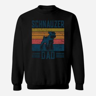 Dog | Schnauzer Pinscher Papa - Vintage Schnauzer Dad Sweatshirt | Crazezy