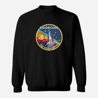 Dogecoin To The Moon Sweatshirt - Monsterry DE