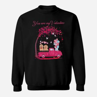 Dogs You Are My Valentine Sweatshirt - Monsterry AU