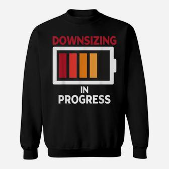 Downsizing In Progress Gastric Bypass Surgery Slimming Sweatshirt | Crazezy